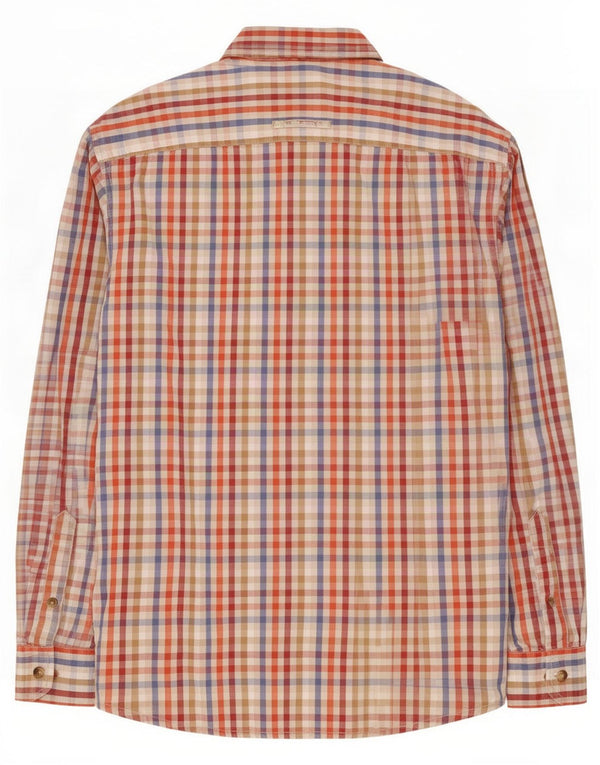 Camel Active Herre Regular Fit skjorte Medium Multicolored Gingham Cotton