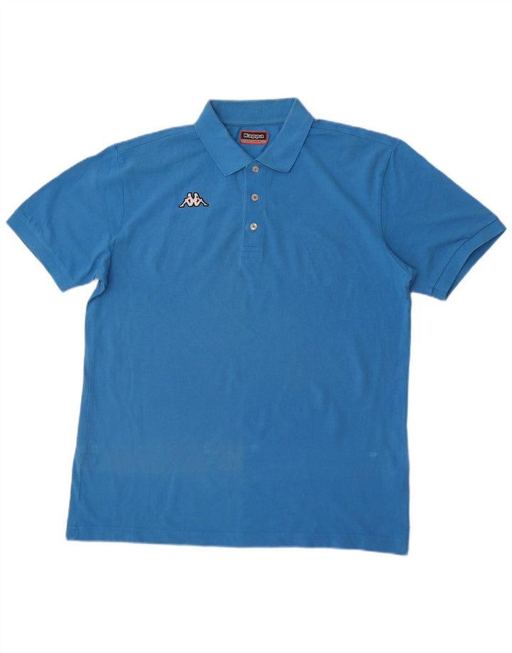 Kappa herre poloshirt 2XL blå bomuld