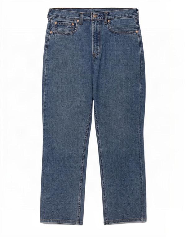 Levi's Herre 595 Straight Jeans W34 L29 Blå Bomuld