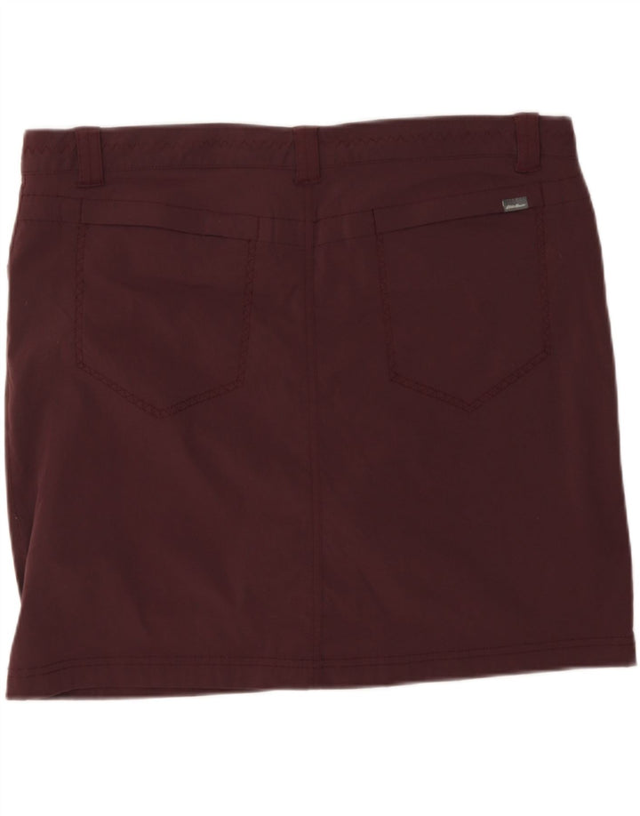 EDDIE BAUER Womens Skort US 16 2XL Maroon Nylon Vintage Eddie Bauer and Second-Hand Eddie Bauer from Messina Hembry 