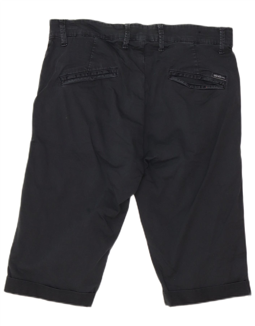 Liu Jo Herre Bermuda Shorts IT 48 Medium W32 Marineblå Bomuld