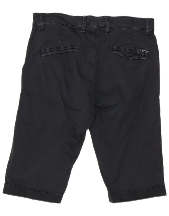 Liu Jo Herre Bermuda Shorts IT 48 Medium W32 Marineblå Bomuld