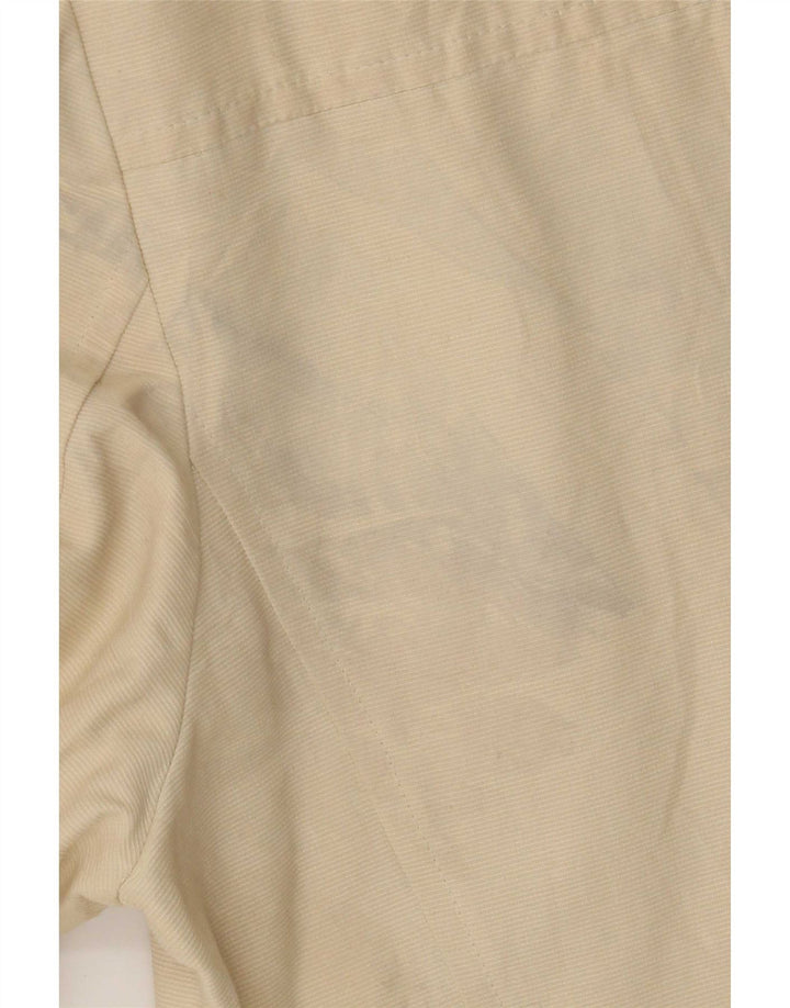 Valentino Dame 3 Button Blazer Jacket IT 40 Small Beige Pinstripe