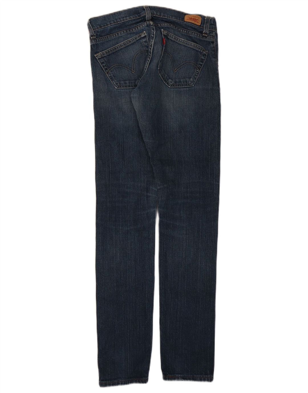 Levi's Dame 504 Vippede Slim Jeans US 5 Medium W30 L32 Blå Bomuld