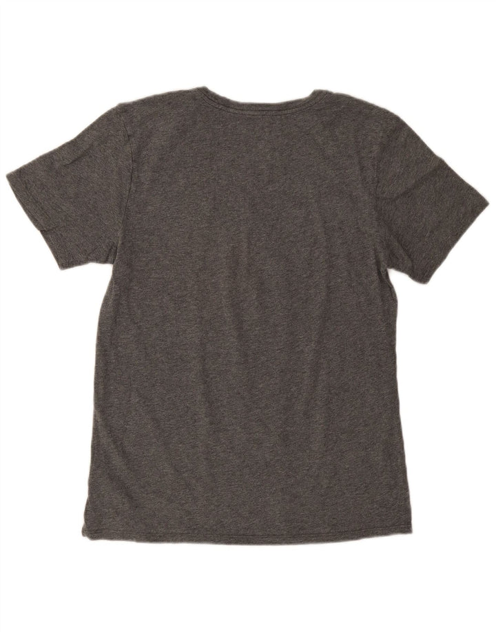 Nike grafisk T-shirt top til kvinder DK 10 Lille grå bomuld