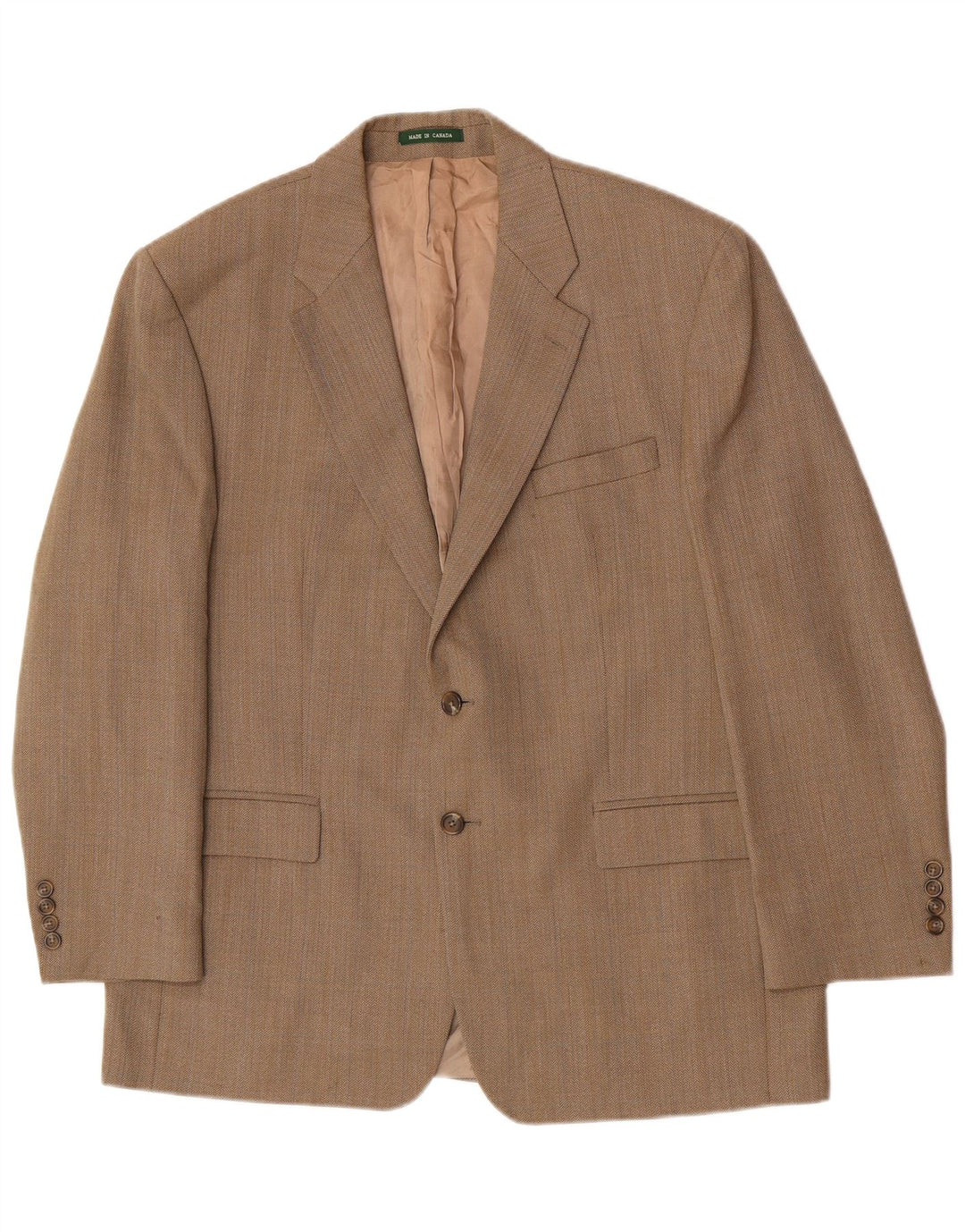 Ralph Lauren Herre Regular Blazer Jacket UK 44 2XL Brun sildeben