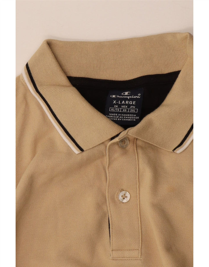 Champion herre poloshirt XL Beige