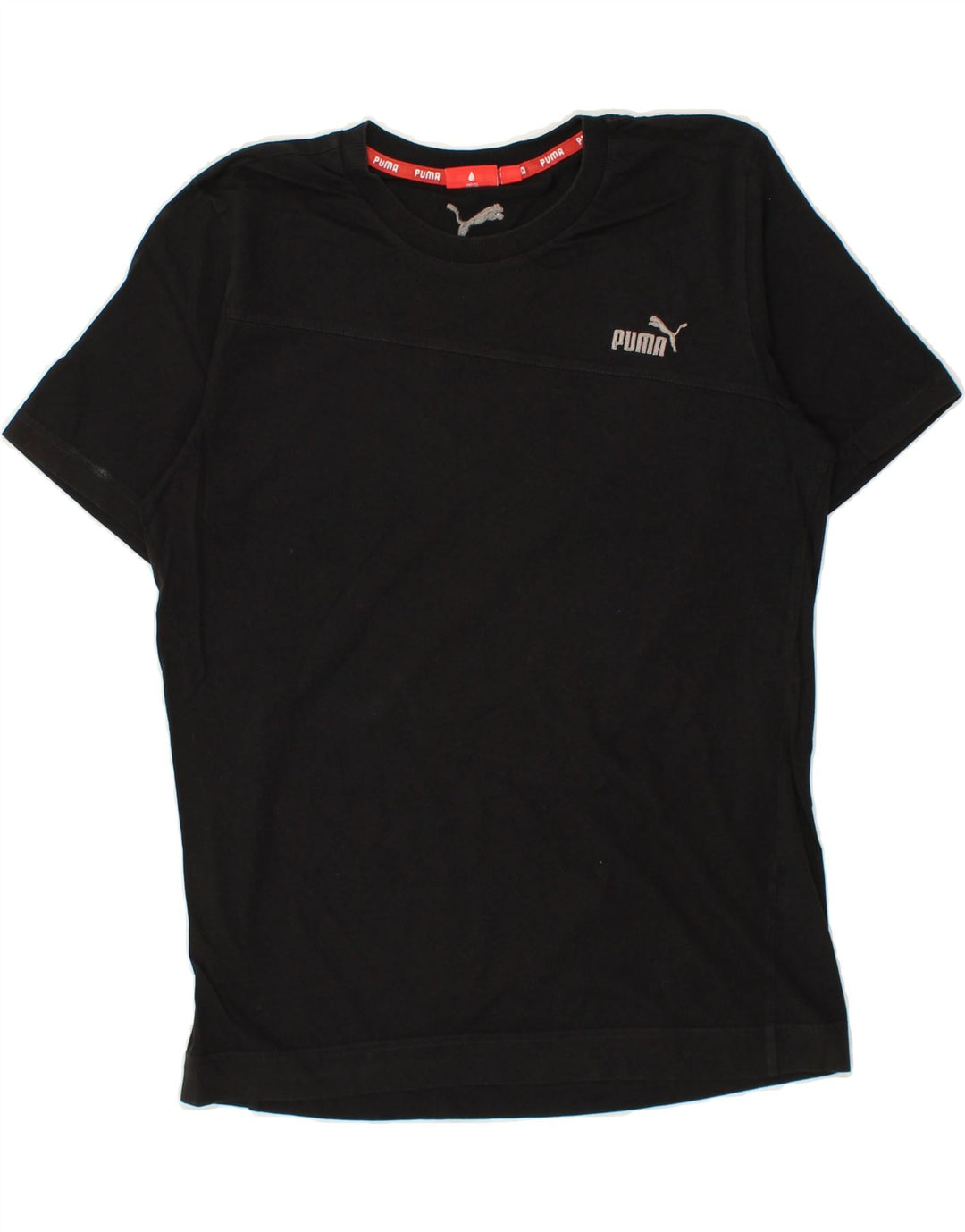 PUMA Mens T-Shirt Top Small Black Cotton Vintage Puma and Second-Hand Puma from Messina Hembry 