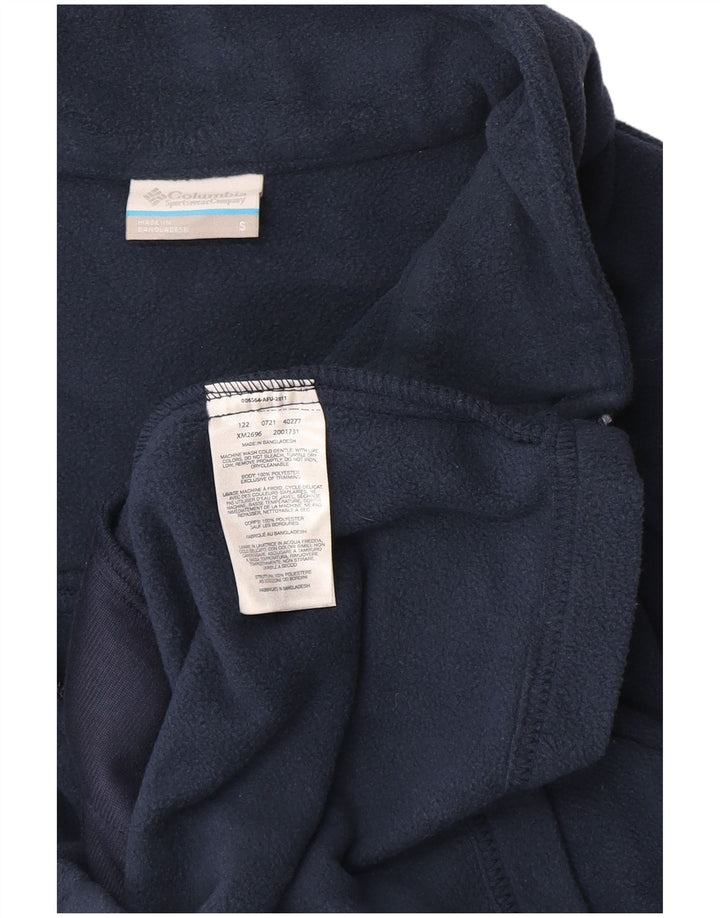 Columbia Herre Fleece Gilet UK 36 Small Navy Blue Polyester