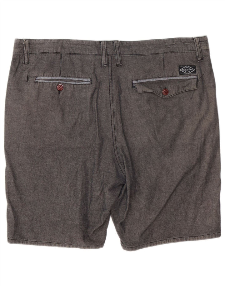 Billabong Herre Chino Shorts W36 Stor Grå Bomuld