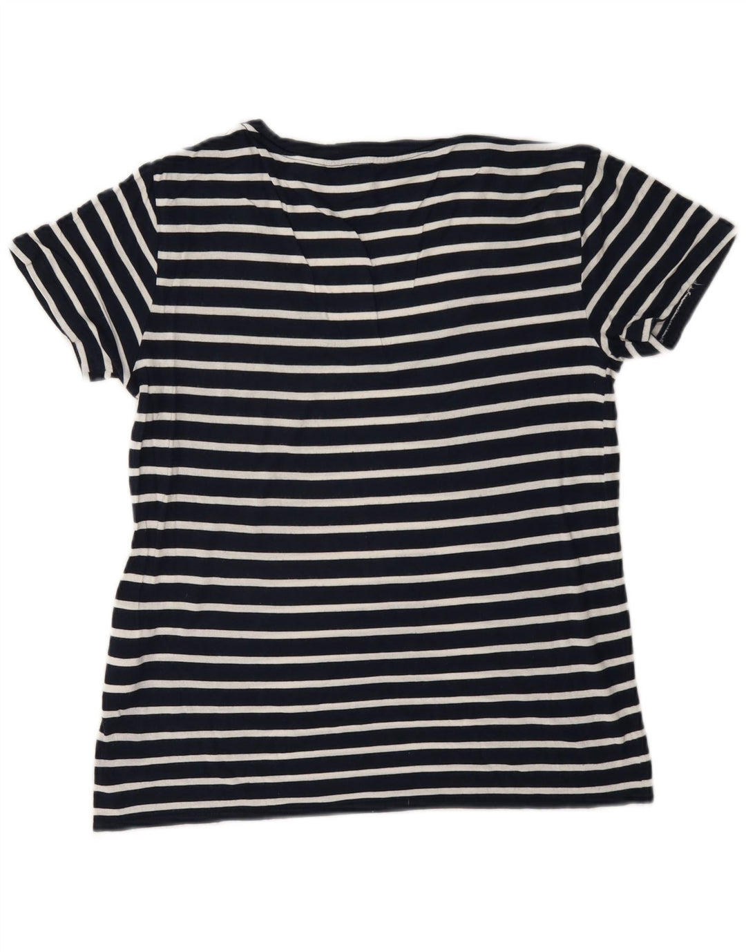 Levi's oversized T-shirt top til kvinder UK 6 XS marineblå stribet