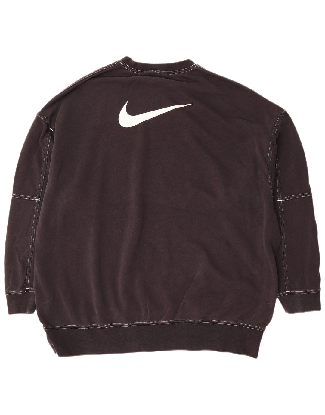 Nike Herre Grafisk Loose Fit Sweatshirt Jumper Lille sort bomuld