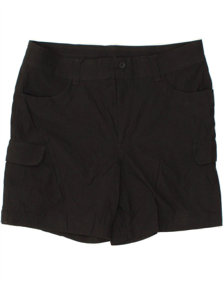 EDDIE BAUER Womens Cargo Shorts US 14 XL W36  Black Cotton Vintage Eddie Bauer and Second-Hand Eddie Bauer from Messina Hembry 
