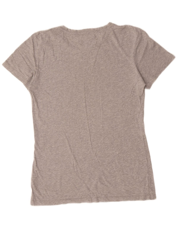 Calvin Klein Jeans Herre Grafisk T-Shirt Top UK 14 Stor Grå Bomuld