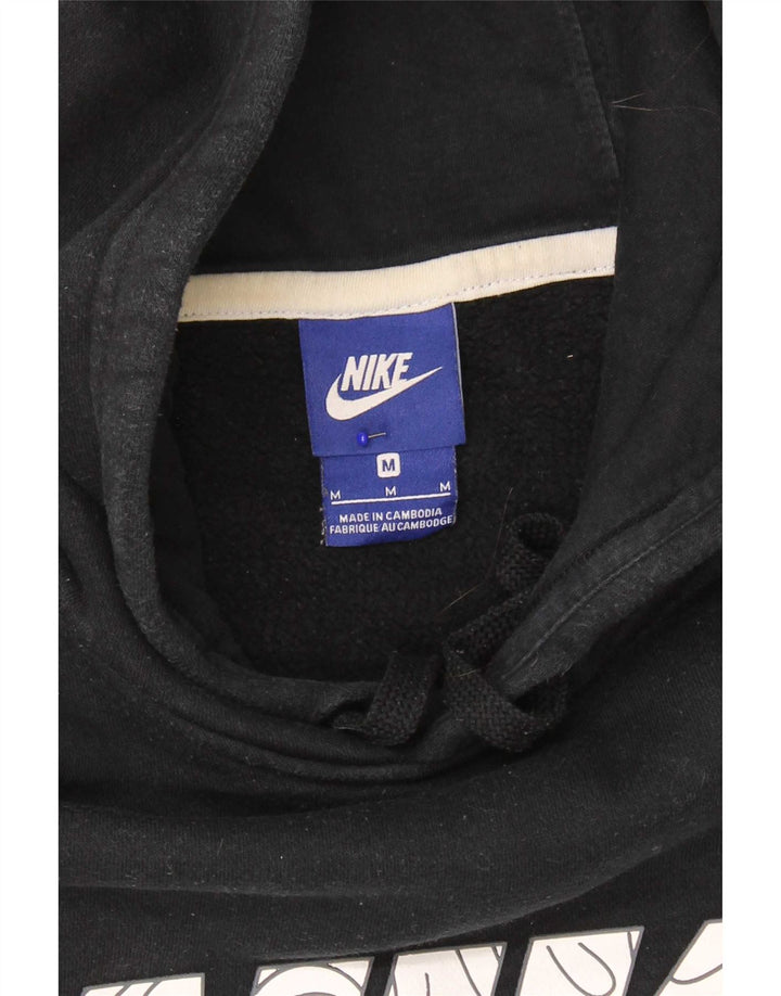 Nike grafisk hættetrøje til mænd mellem sort bomuld
