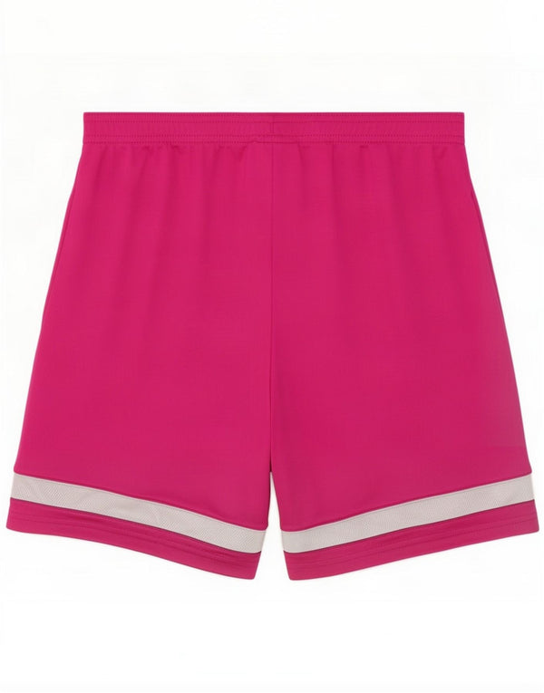 Nike Womens Sports Shorts UK 14 Medium Pink Colourblock Polyester