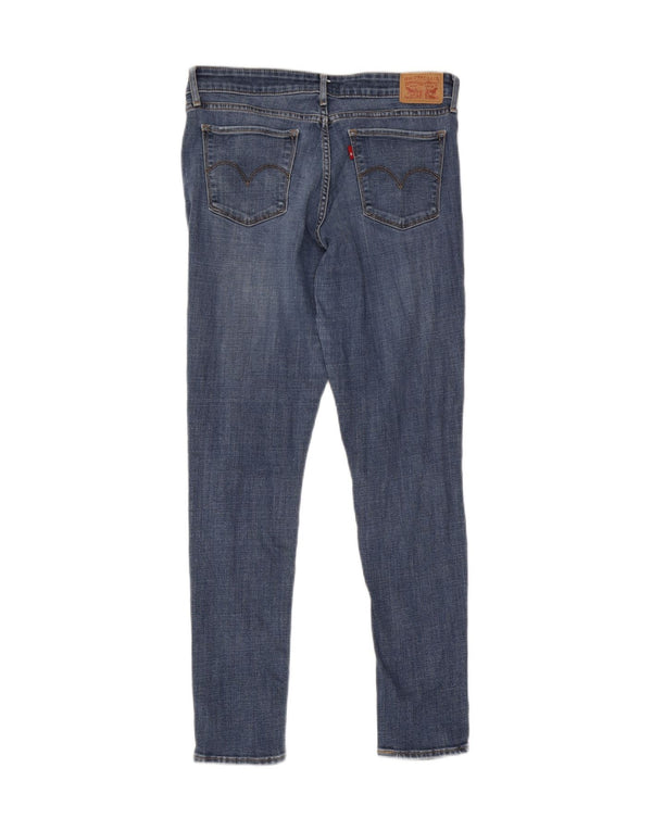 Levi's Dame 711 Skinny Jeans W31 L30 Blå Bomuld