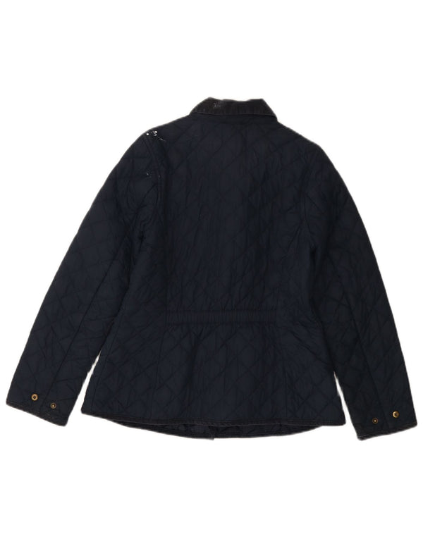 RALPH LAUREN Pige Quiltet jakke 8-9 år Medium Navyblå Polyester