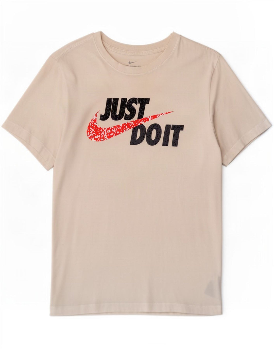 Nike grafisk T-shirt top til mænd, lille hvid bomuld