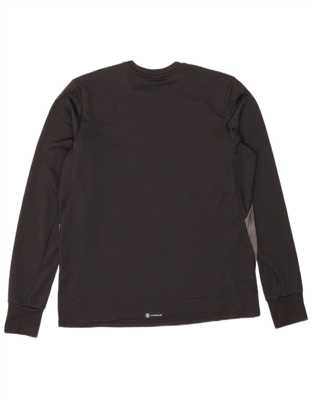 Adidas Herre Aeroready Top Langærmet Stor Sort Colourblock Polyester