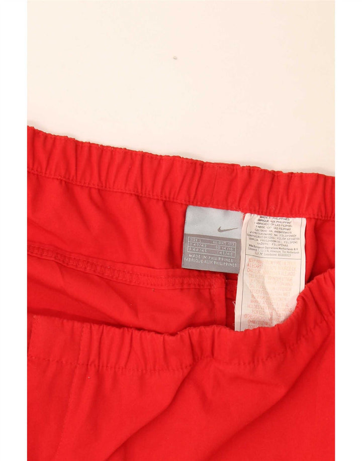 Nike Capri træningsdragt bukser til kvinder UK 14/16 stor rød polyester