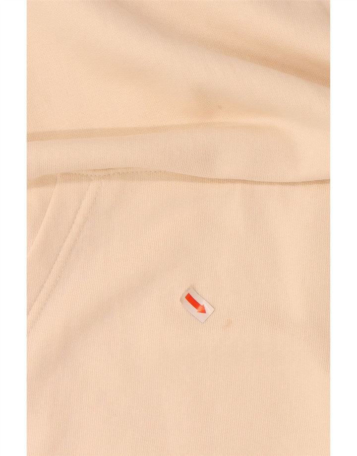 LEE Grafisk hættetrøje til mænd, stor beige bomuld