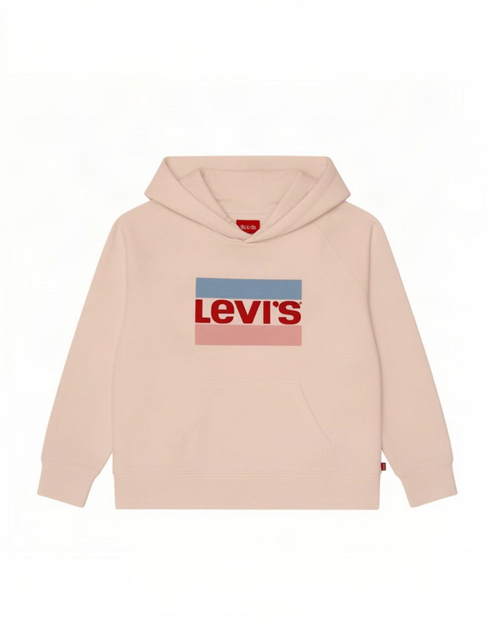 Levi's Graphic Oversized Hoodie Jumper UK 10 Small White