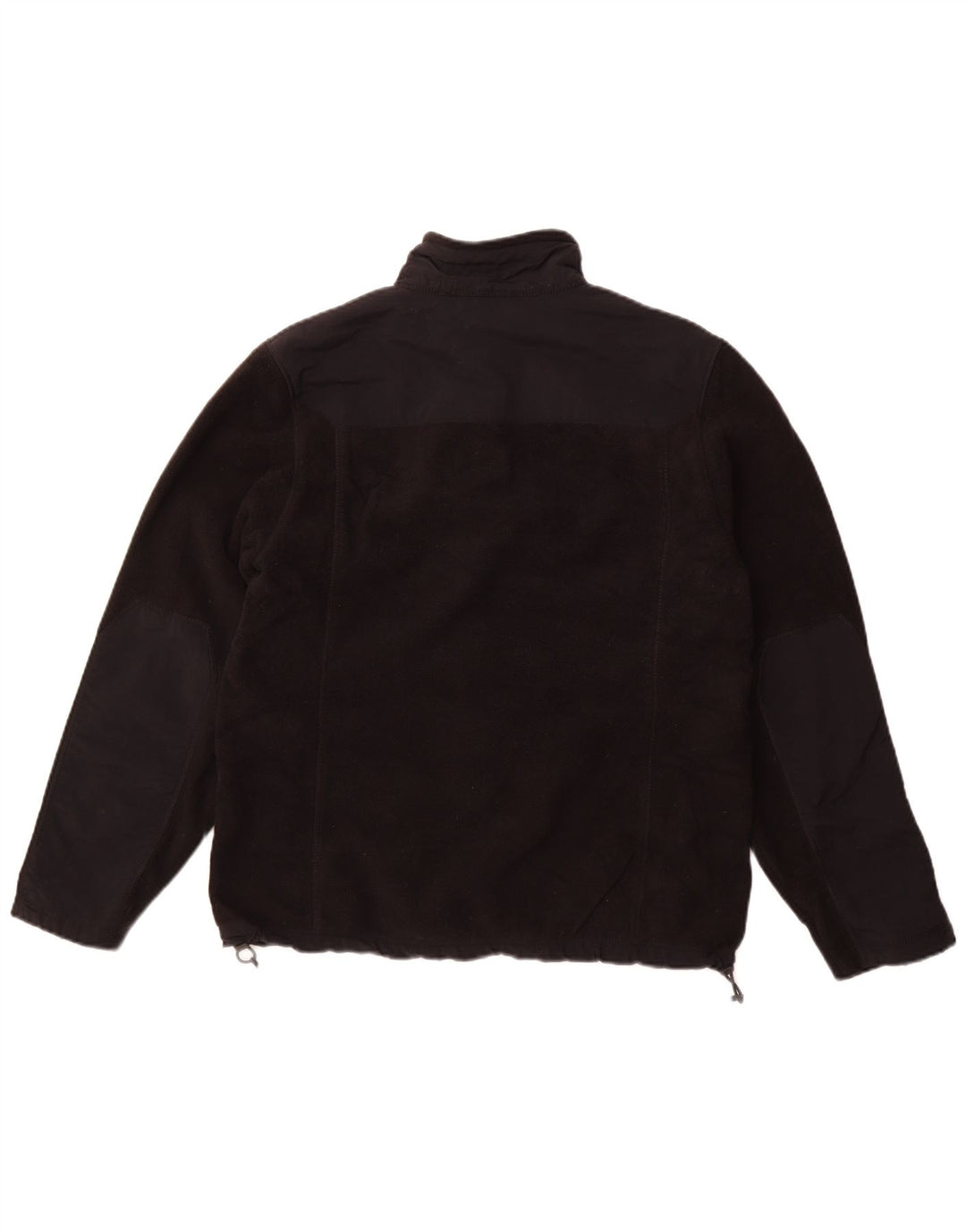Eddie Bauer Herre Fleecejakke UK 38 Medium Sort Polyester