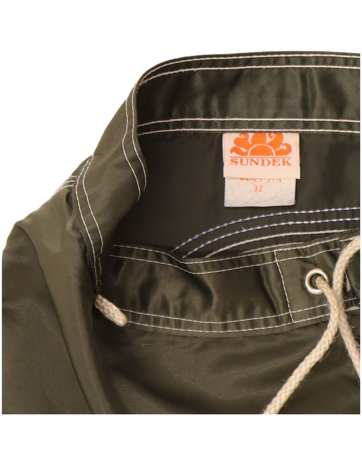 Sundek Herre svømmeshorts Medium Khaki Nylon