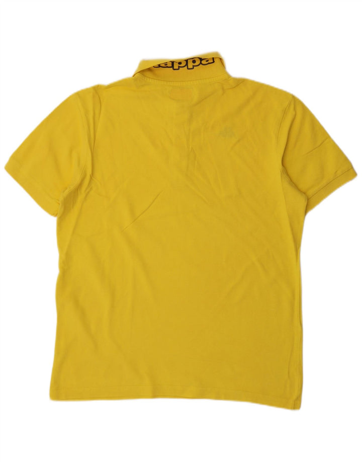 Kappa Herre Grafisk Polo Shirt Stor Gul