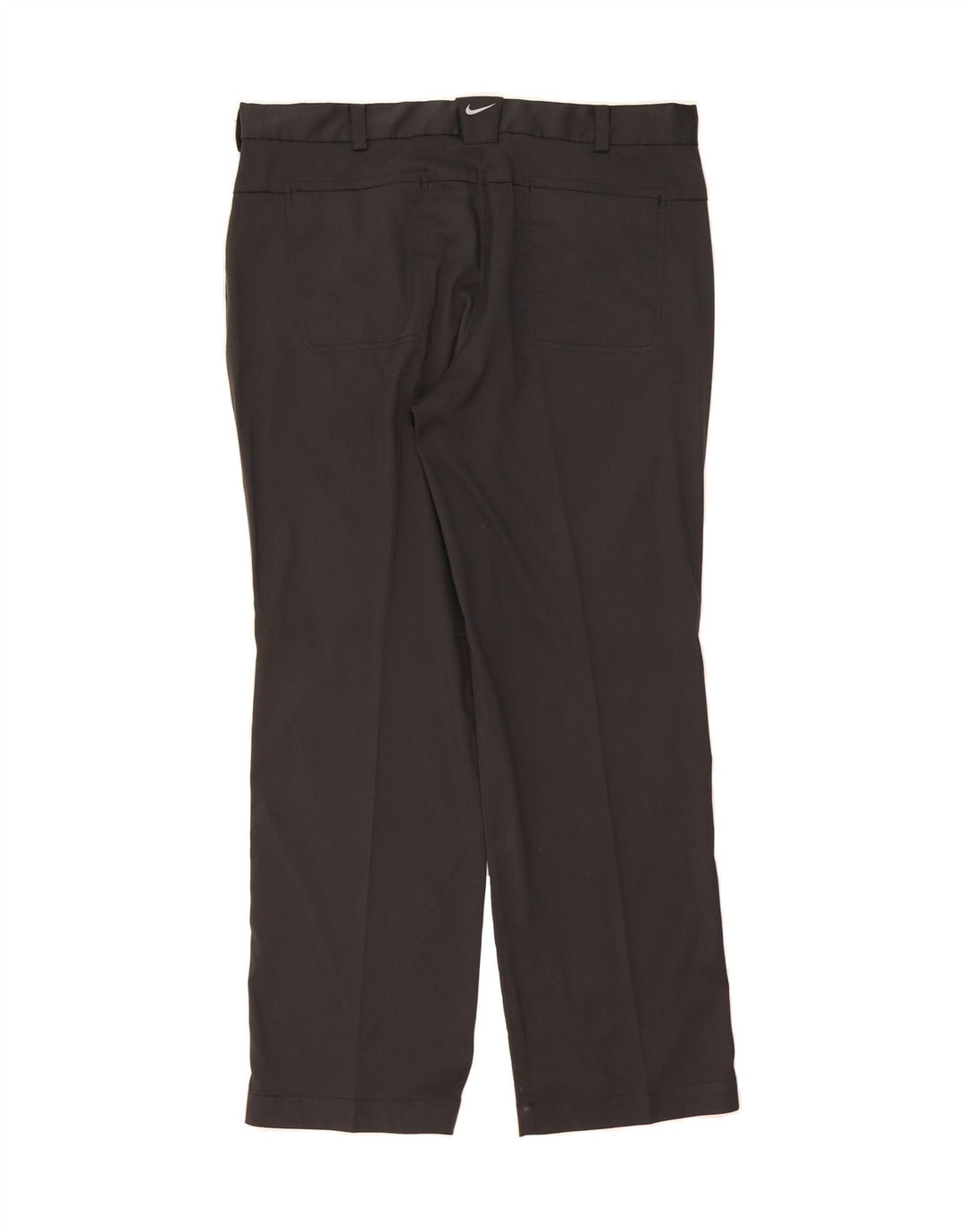 NIKE Mens Dri Fit Straight Casual Trousers W36 L30 Black Polyester Vintage Nike and Second-Hand Nike from Messina Hembry 