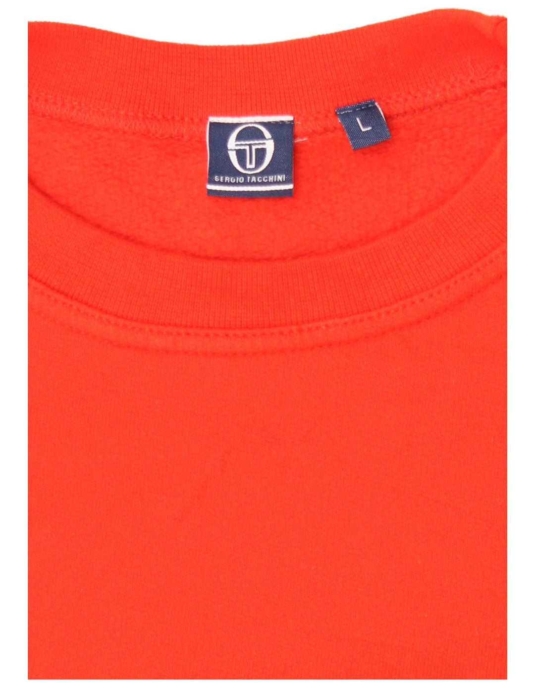 Sergio Tacchini Herre Sweatshirt Jumper Large Orange