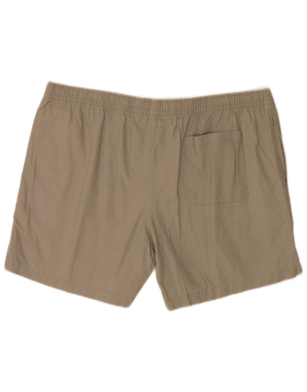 Marks & Spencer Herre Blue Harbor Chino Shorts W42 2XL Beige Bomuld