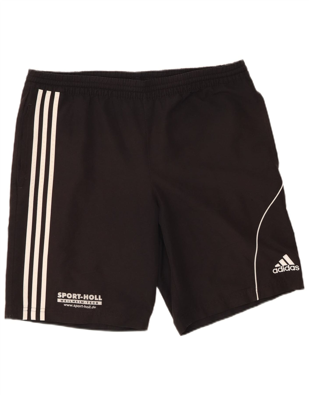 Adidas Sportsshorts til mænd, store sorte polyester
