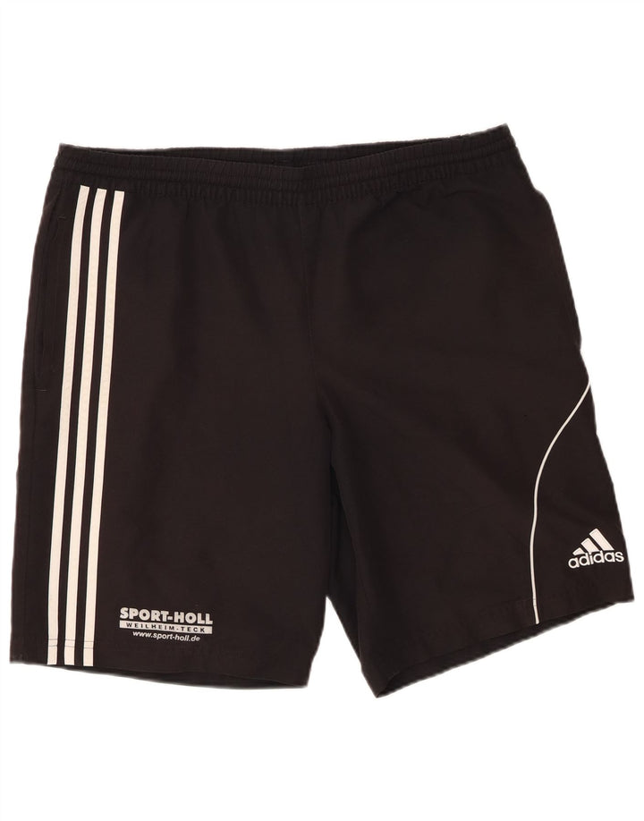 Adidas Sportsshorts til mænd, store sorte polyester