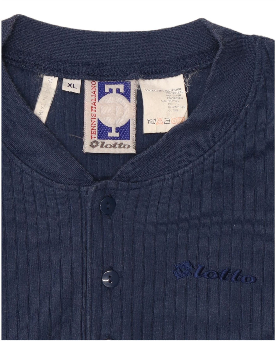 Lotto Damevest Top UK 18 XL Navy Blue Polyester