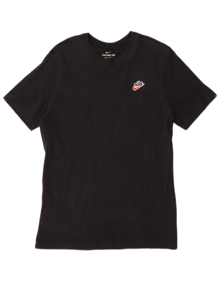 Nike T-shirt top mellem sort bomuld til mænd