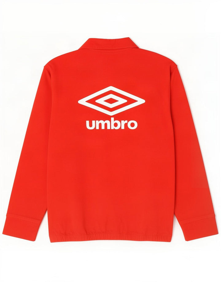 Umbro Herre Grafisk Pullover Træningsdragt Top Jakke Stor Rød Bomuld