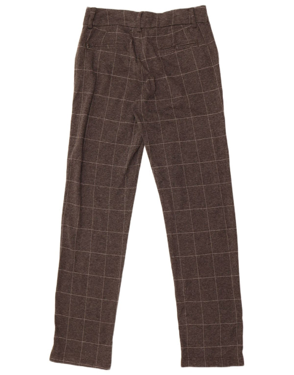 Lee Womens Riders Lige Chinobukser US 8 Medium W30 L32 Grå ternet