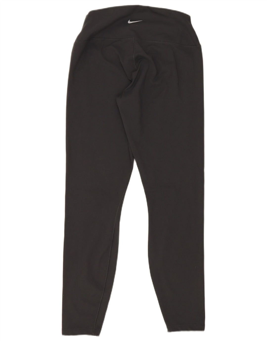 Nike Dame Dri Fit Crop Leggings UK 12 Medium Sort Polyester