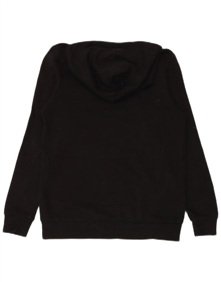 JACK & JONES Grafisk hættetrøje til drenge 15-16 år sort bomuld