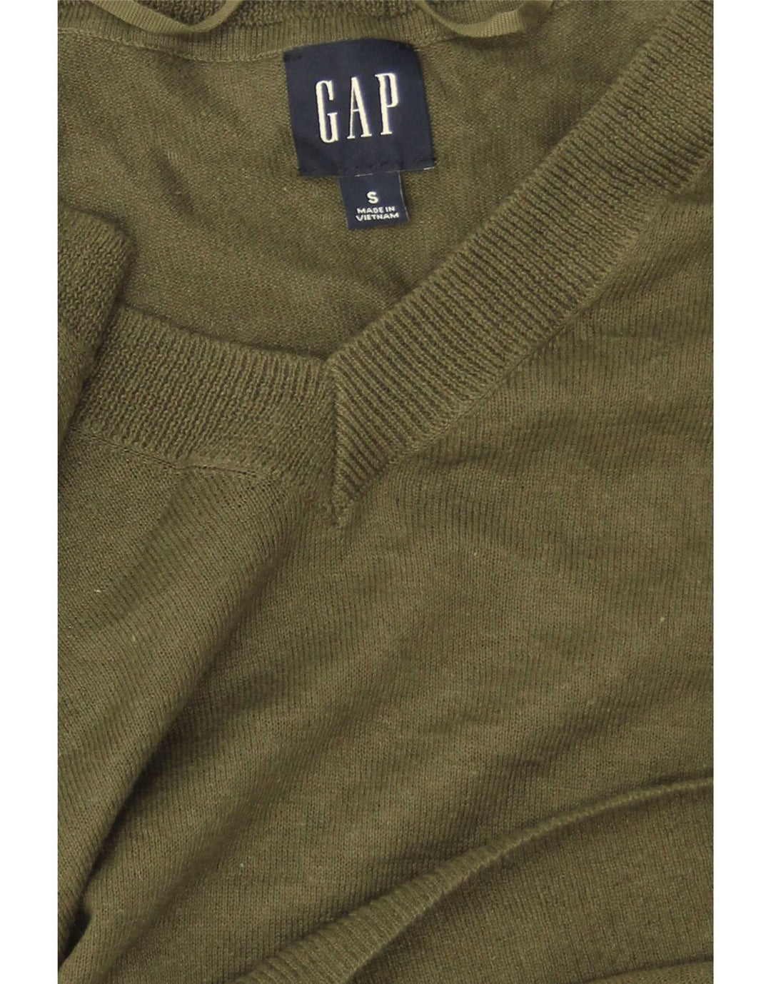 Gap Womens Oversized V-hals sweater UK 10 Small Green
