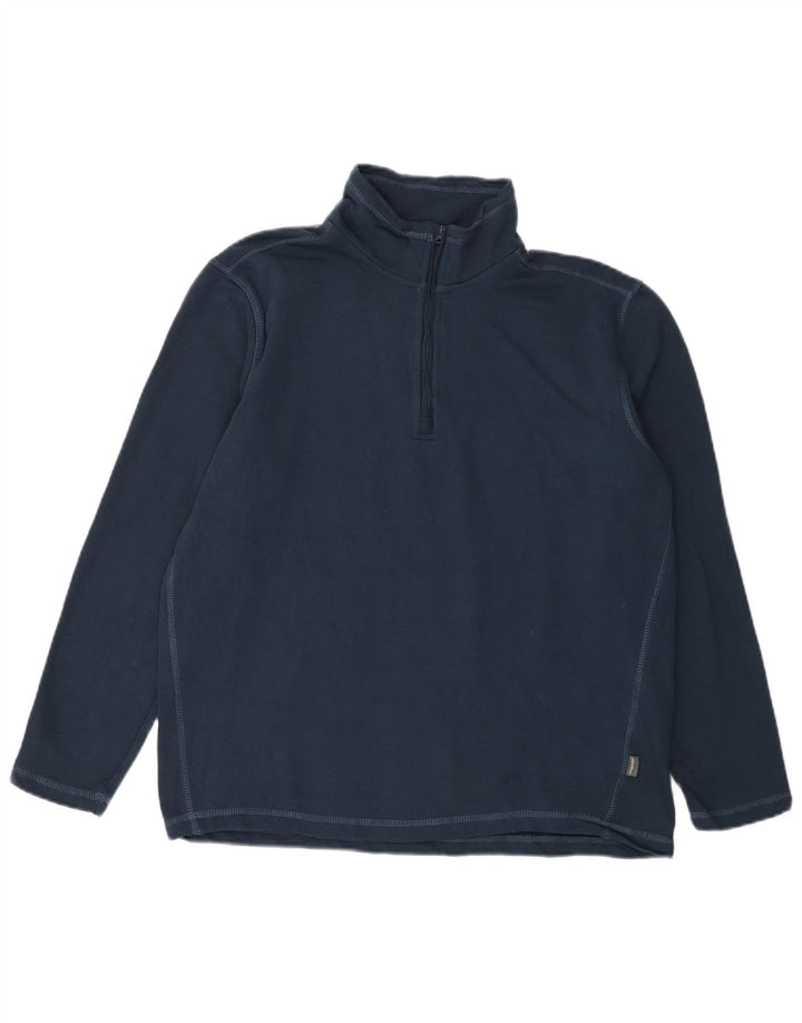 EDDIE BAUER Sweatshirt med lynlås til mænd Medium marineblå bomuld
