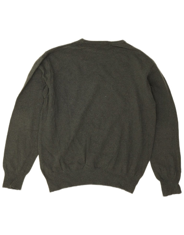 Kappa Herre Crew Neck Jumper Sweater Medium Khaki Lammeuld