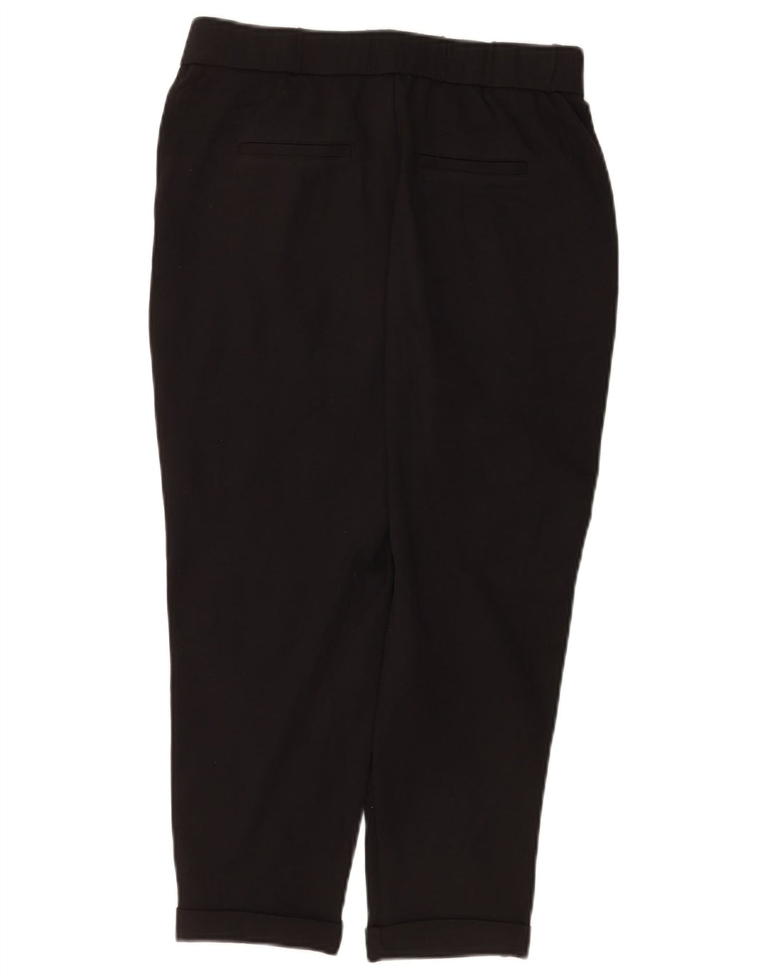 Benetton Womens Tapered Capri Bukser W30 L22 Sort
