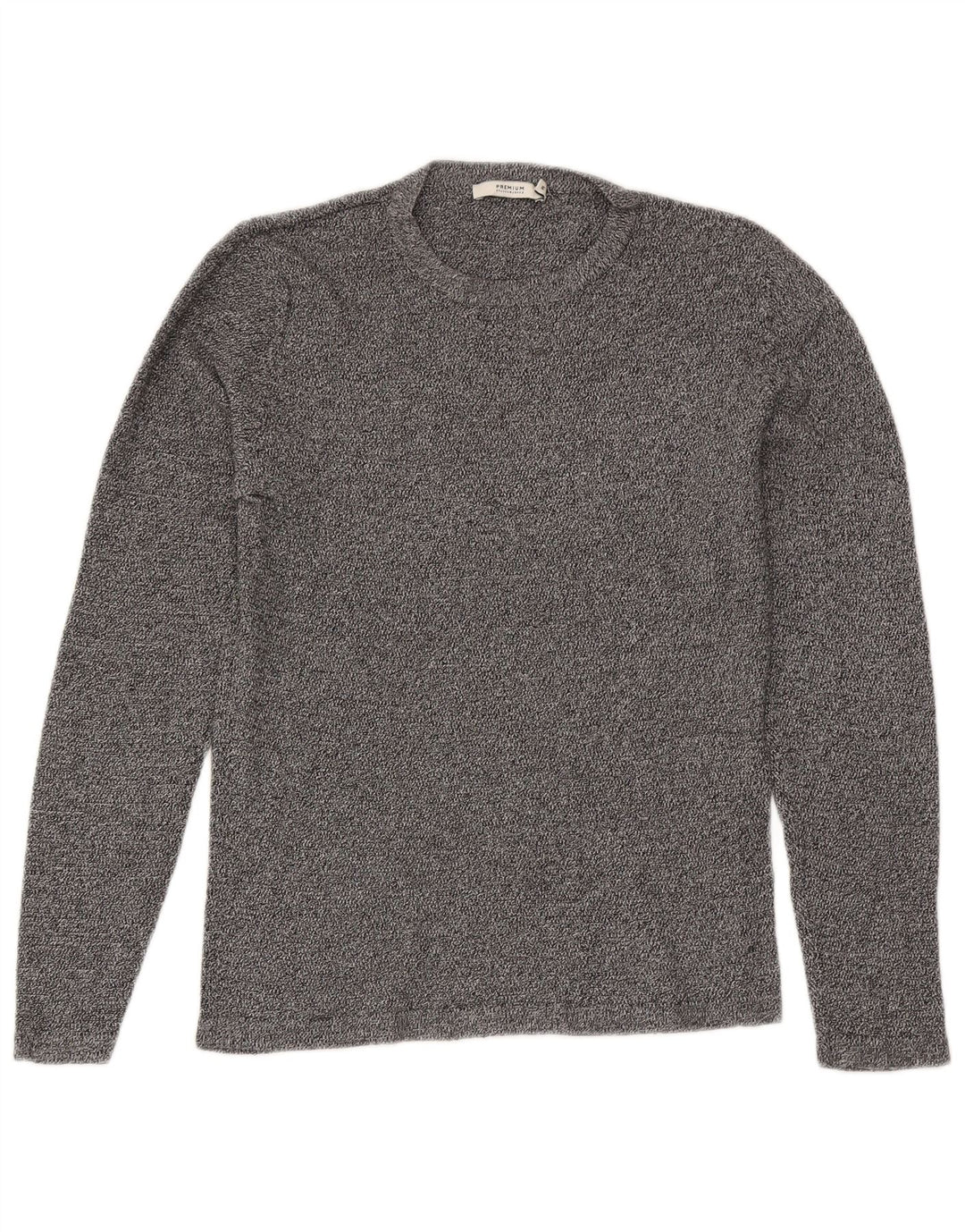 Jack & Jones Herre trøjetrøje med rund hals mellemgrå Flecked Bomuld