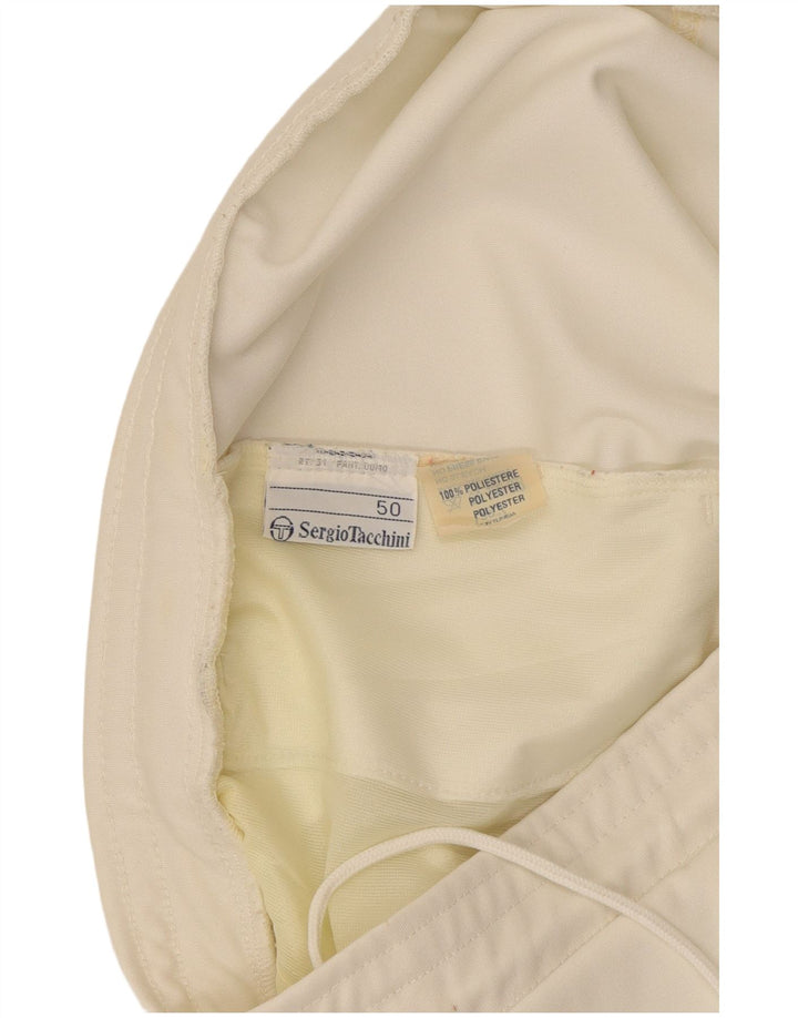 Sergio Tacchini Dame Sports Shorts IT 50 XL Hvid Polyester