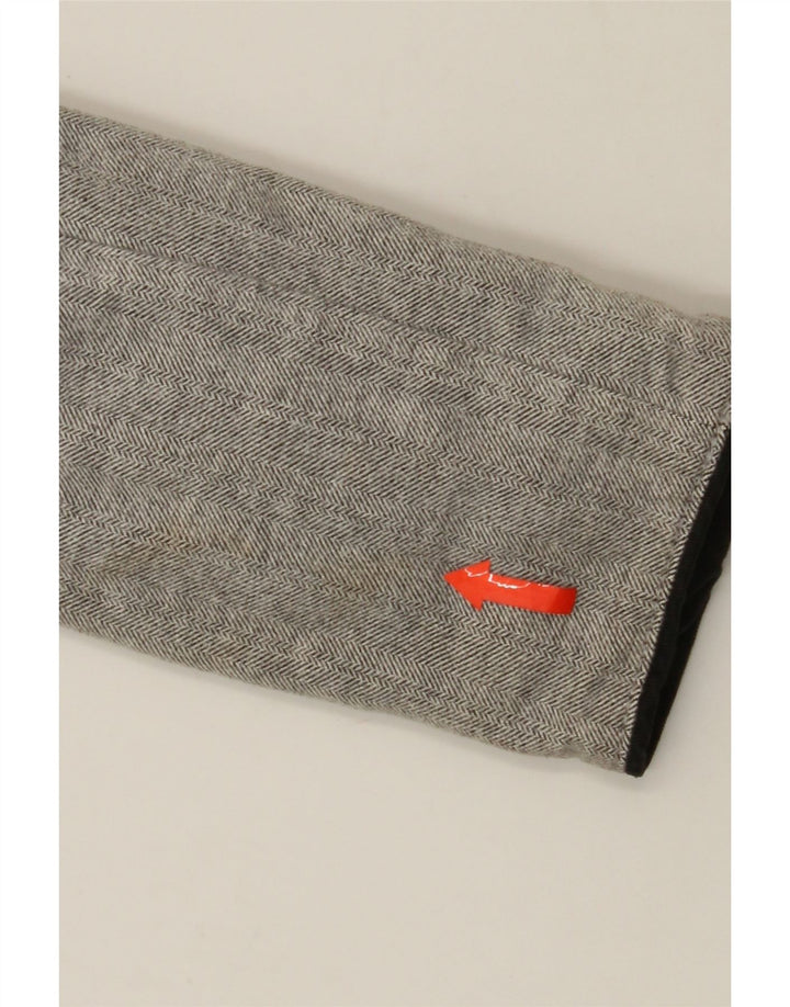 ARMANI Girls Overcoat 2-3 Years Grey Cotton Vintage Armani and Second-Hand Armani from Messina Hembry 