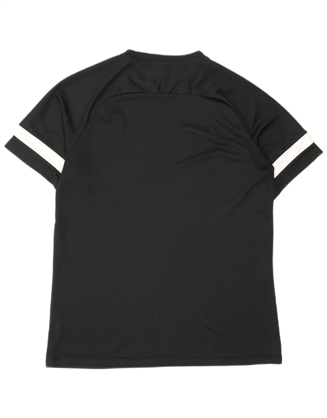 Nike Herre Dri Fit T-Shirt Top Stor Sort Colourblock Polyester