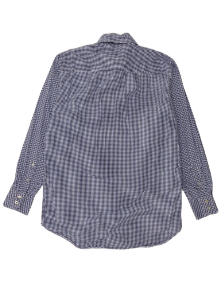 Boden Herreskjorte Medium Blue Gingham Cotton